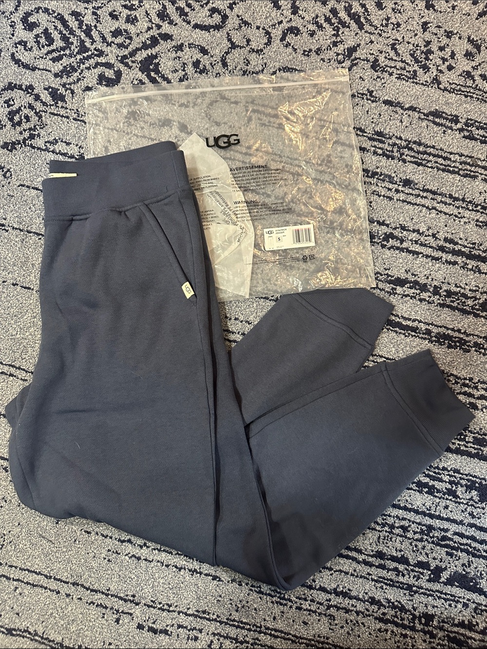 NWT UGG Women’s Dark Navy Sweat Joggers size S